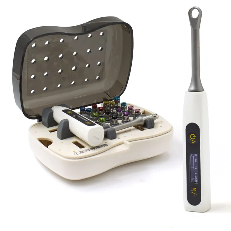 Хирургический электронный протез для зубного имплантата динамометрический ключ