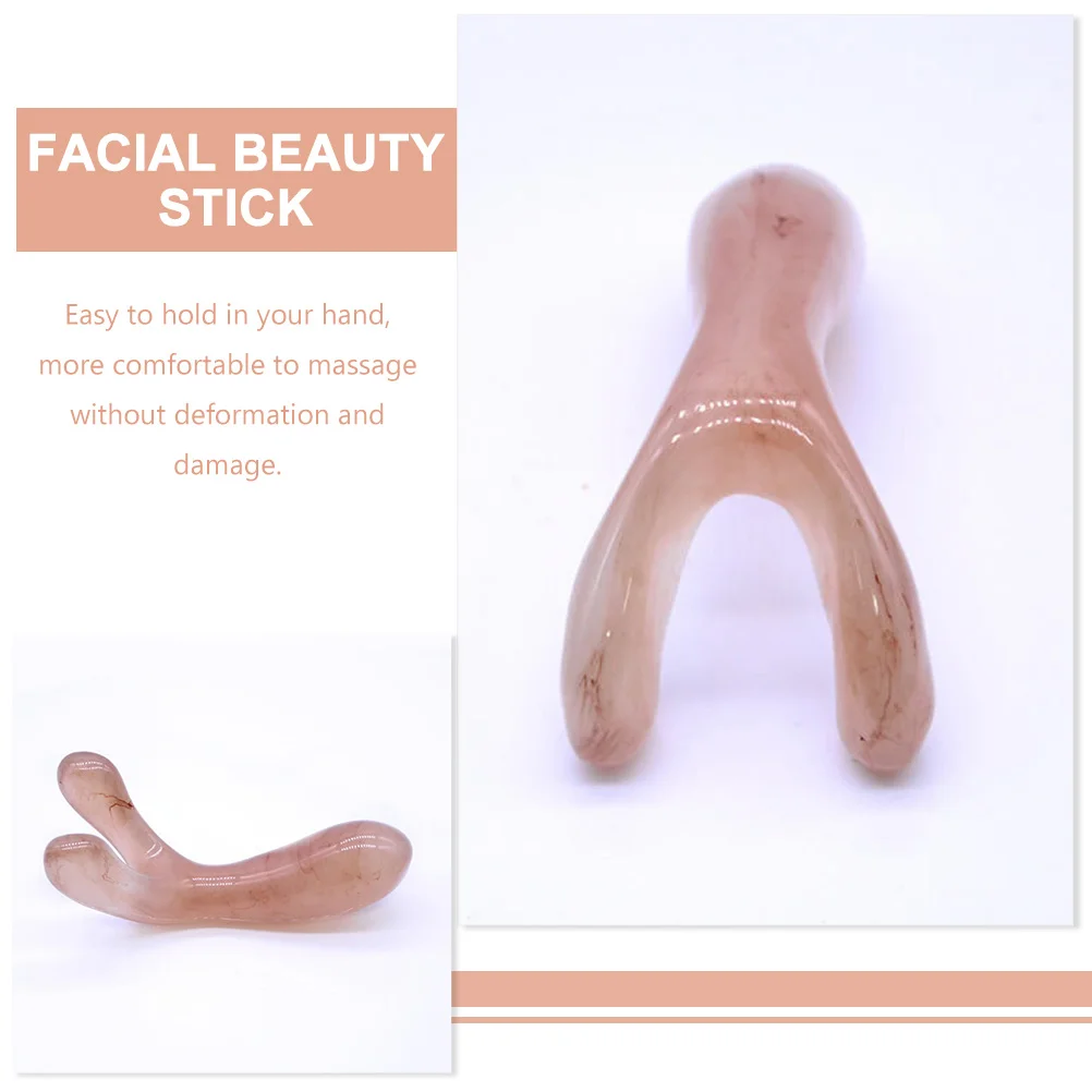 Resin Scraping Tool Scrapper Comfortable Nose Scraper Facial Massager Beauty Stick Portable Convenient Travel Acupoint