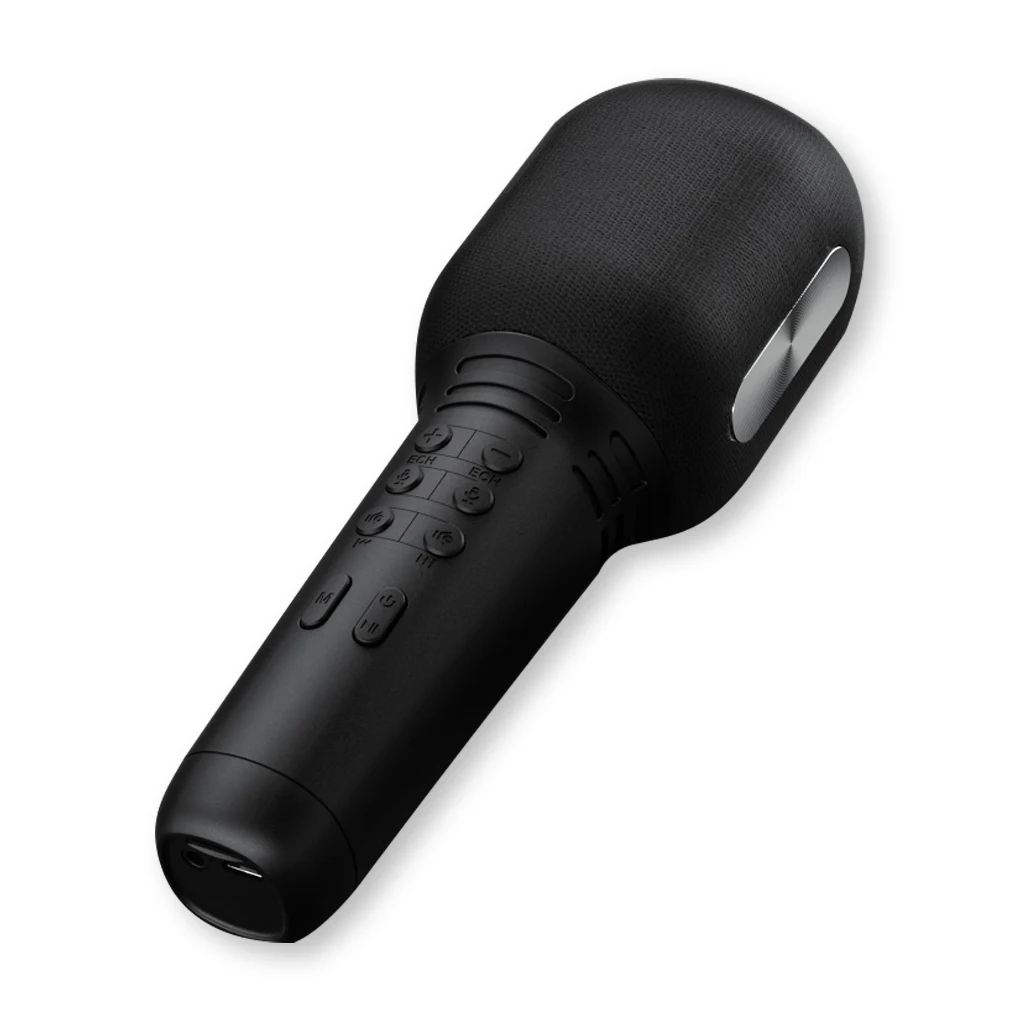 

Wireless Condenser Microphone Handheld Bluetooth-compatible Speaker Mic Singing Equipment Household Supplies Blue