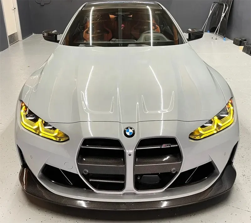 G80 G82 Версия 2-ST стиль Двусторонняя решетка переднего бампера из углеродного