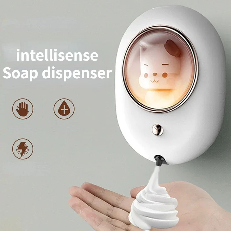 

Умные дозаторы жидкого мыла, зеркальный эффект для детей, автоматический диспенсер для мыла в виде капсулы, настенный дозатор пенопласта, аксессуары для ванной комнаты