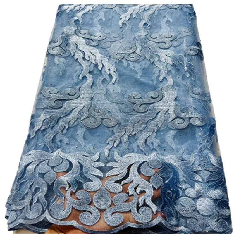 

Новейшие французские нигерийские кружева, ткань высокого качества, тюль, африканские кружева, ткань, Свадебные африканские французские кружева, тюль для шитья FYIN517