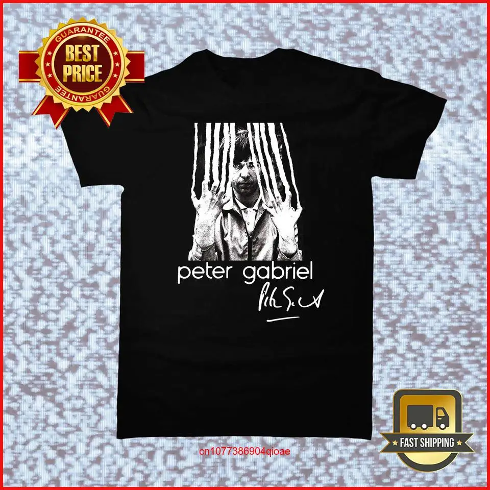 Редкий Питер Габриэль черная футболка хлопок PA267 длинные или Короткие рукава
