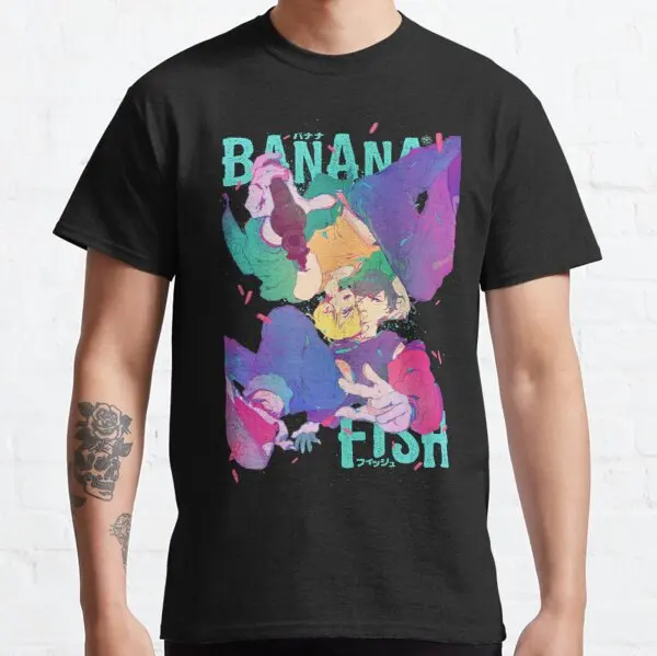 

BANANA FISH typo poster Sedeto T Shirt new summer boyfriend Cool Funny Harajuku Ulzzang unsex 100% Cotton breathable Sweatshirt