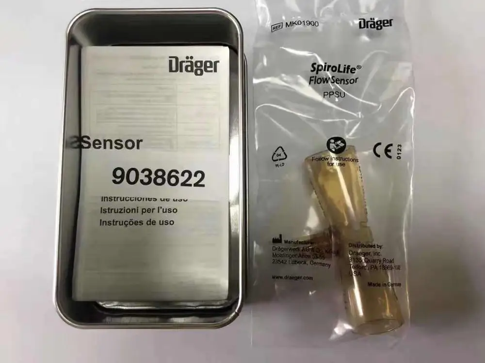 

D rager PN: MK01900 SpiroLife Flow Sen-sor (новый, оригинальный)