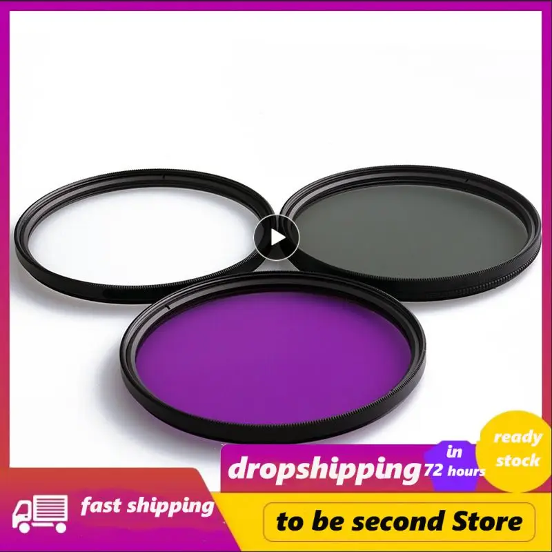 

49/52/55/58mm SLR Camera Filter (UV)+polarizer (CPL)+fluorescent Lens (FLD) Filter Set With Bag For Cannon Nikon Sony Pentax