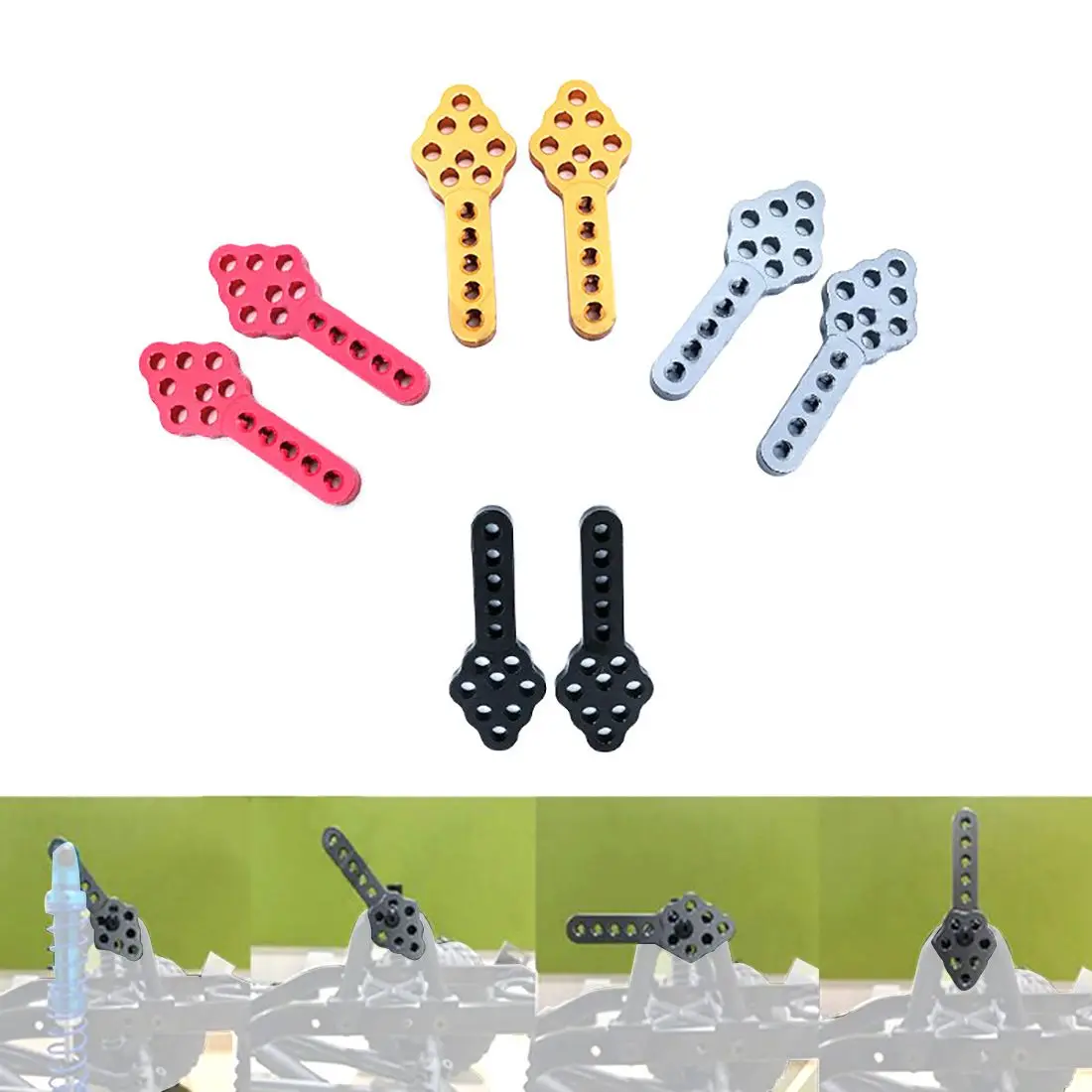 

Practicality High quality Parts type Metal material Adjustment brackets Shock Absorber Adjustment bracket Crawler