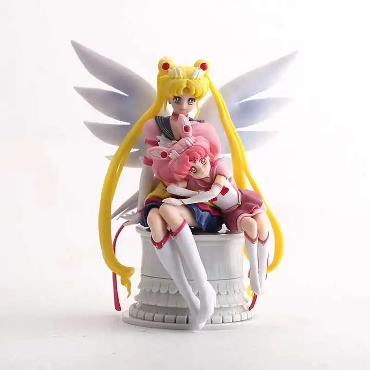 

14cm Anime Sailor Moon Figures Kawaii Tsukino Usagi Action Figure PVC Collectible Statue Model Toys For Children Gift