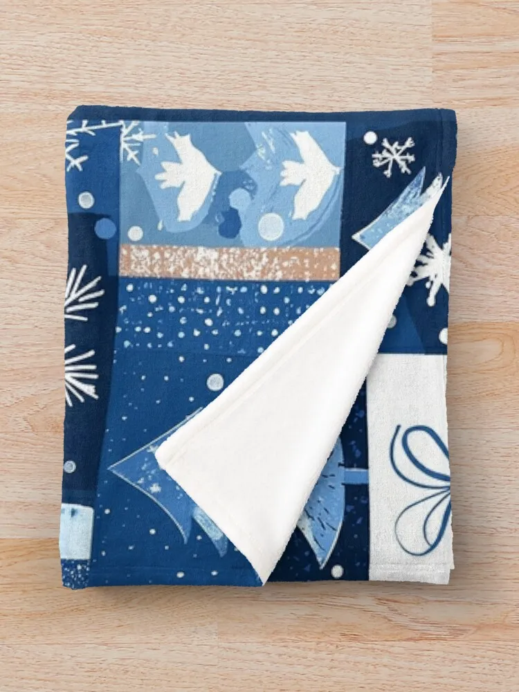 Причудливое сине-белое рождество от NoarusRainbowLand — игривые праздничные узоры 2024