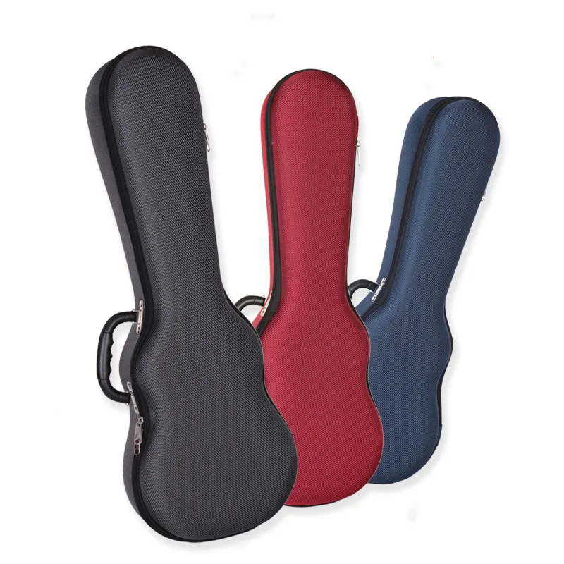 21 23 26 Inch Ukulele Case 1200D Polyester Cloth Waterproof Ukulele Concert  Case Mini Guitar Accessories with Removable Straps