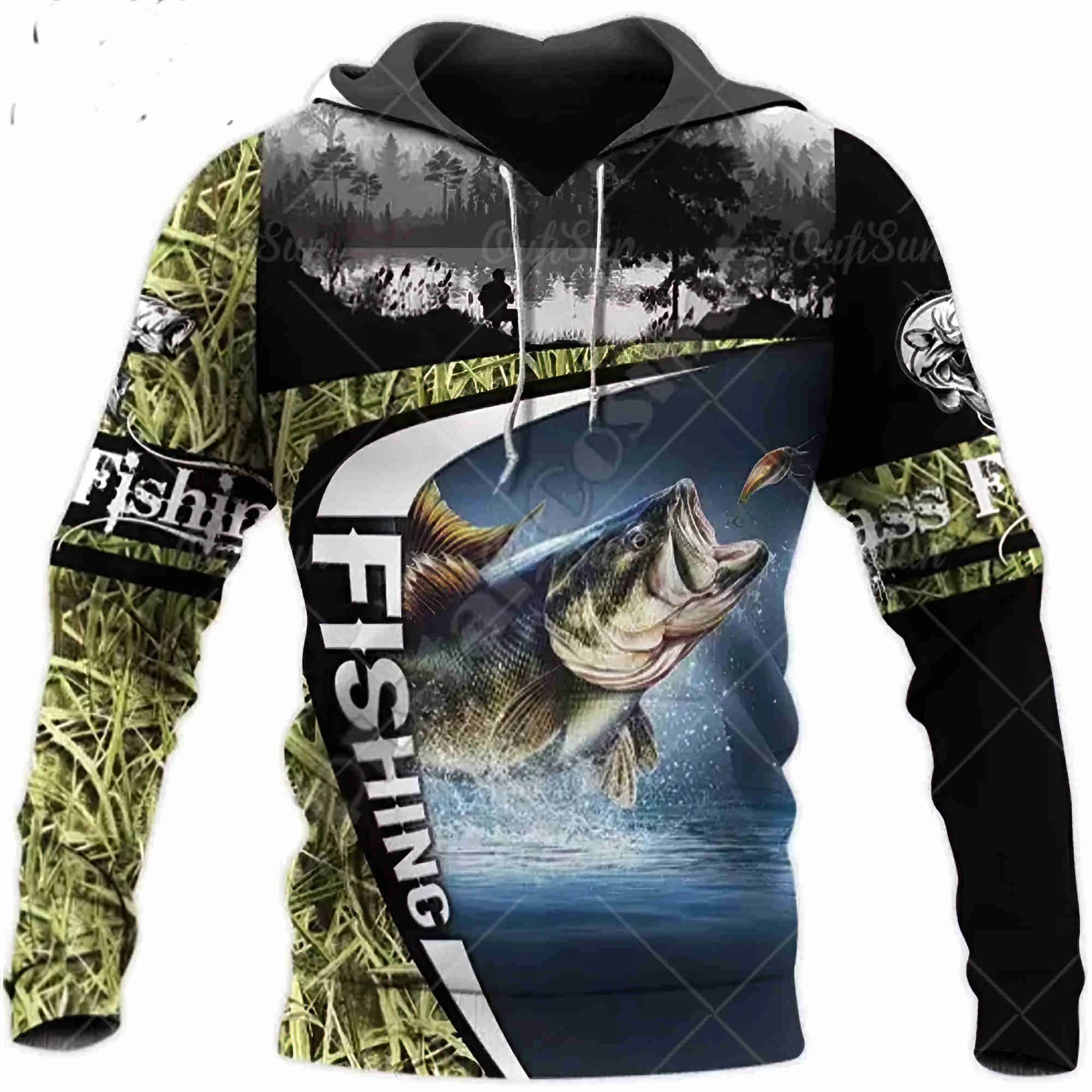 

3D Fisin Printed Men's oodie Loose Desiner Sweatsirt Sprin Autumn Oversized arajuku y2k Clotes Lon Sleeve Pullover 4XL