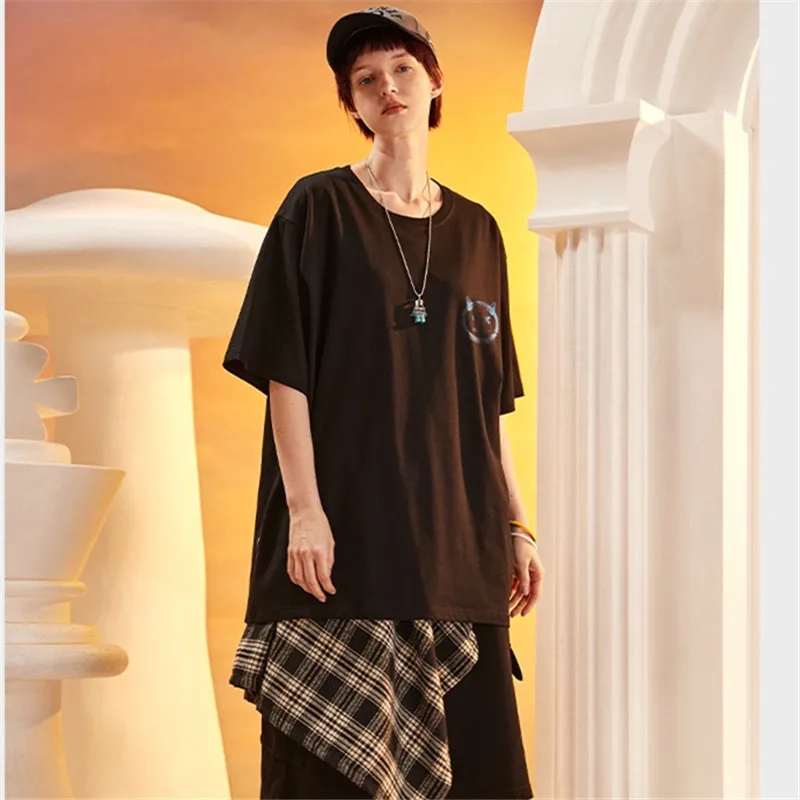 Футболка мужская с принтом дьявола Классическая тенниска оверсайз в стиле