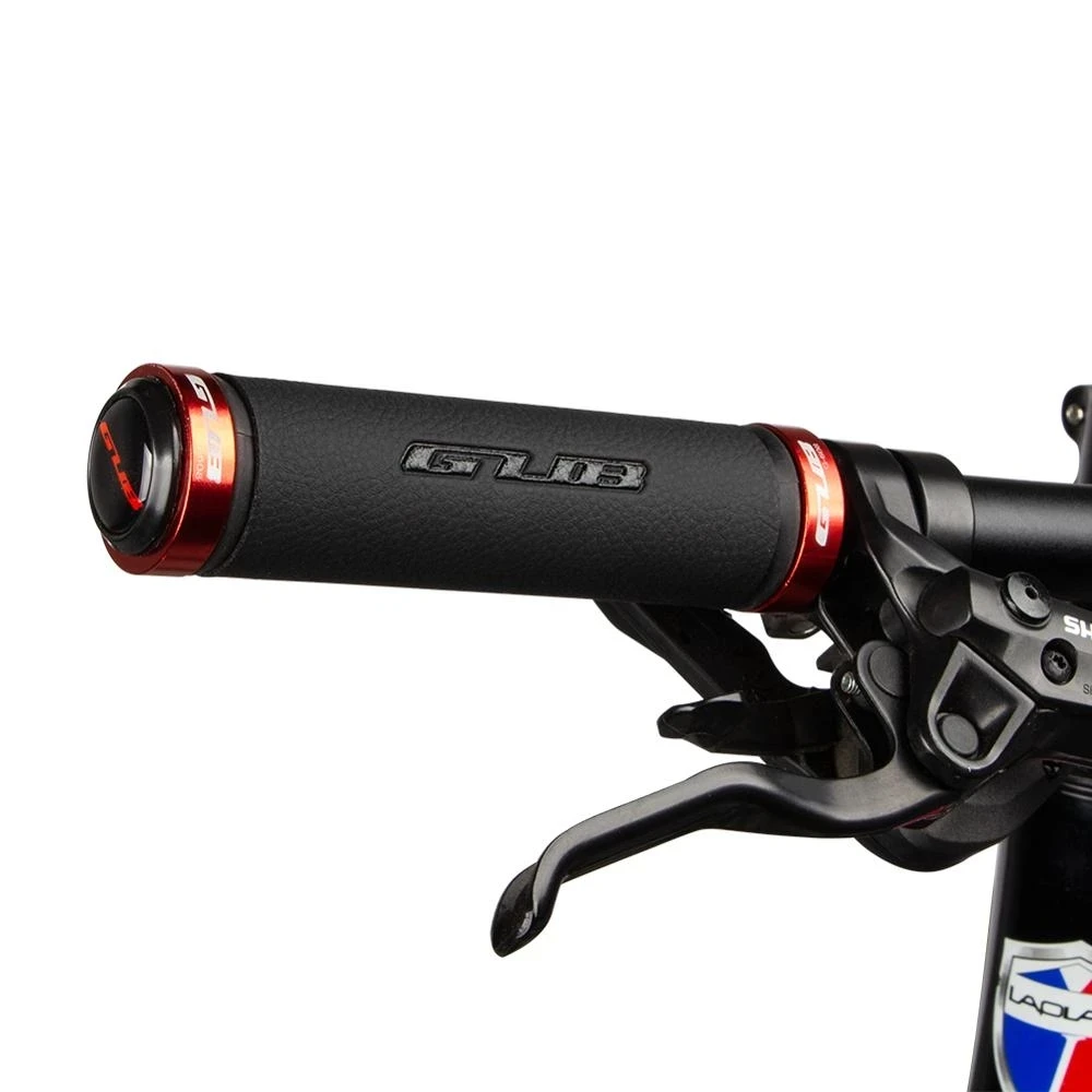 

GUB MTB Bike Silica Grip Shock-Proof Anti-Slip Handlebar Covers Ultralight with Aluminum Alloy Lock Ring Grips Cycling Parts