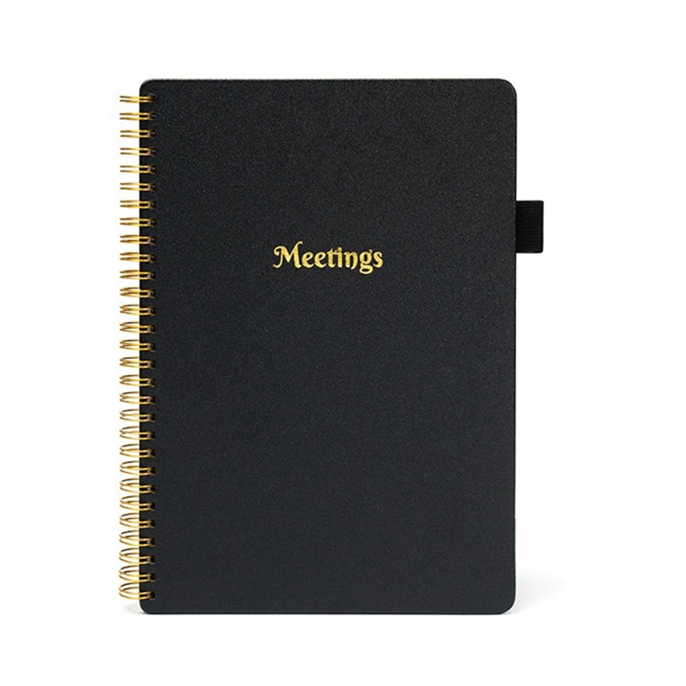 

Блокноты, планеры, планировщик, запись встреч, книга для деловых встреч, офисный блокнот, блокнот для студенческих встреч, черный
