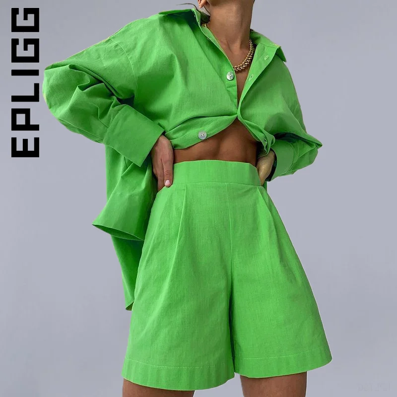 

Epligg Women Set New Sexy Joggers Women Vintage Short Pants Tracksuit Casual Two Piece Set Elegant Party Sweatsuits Women