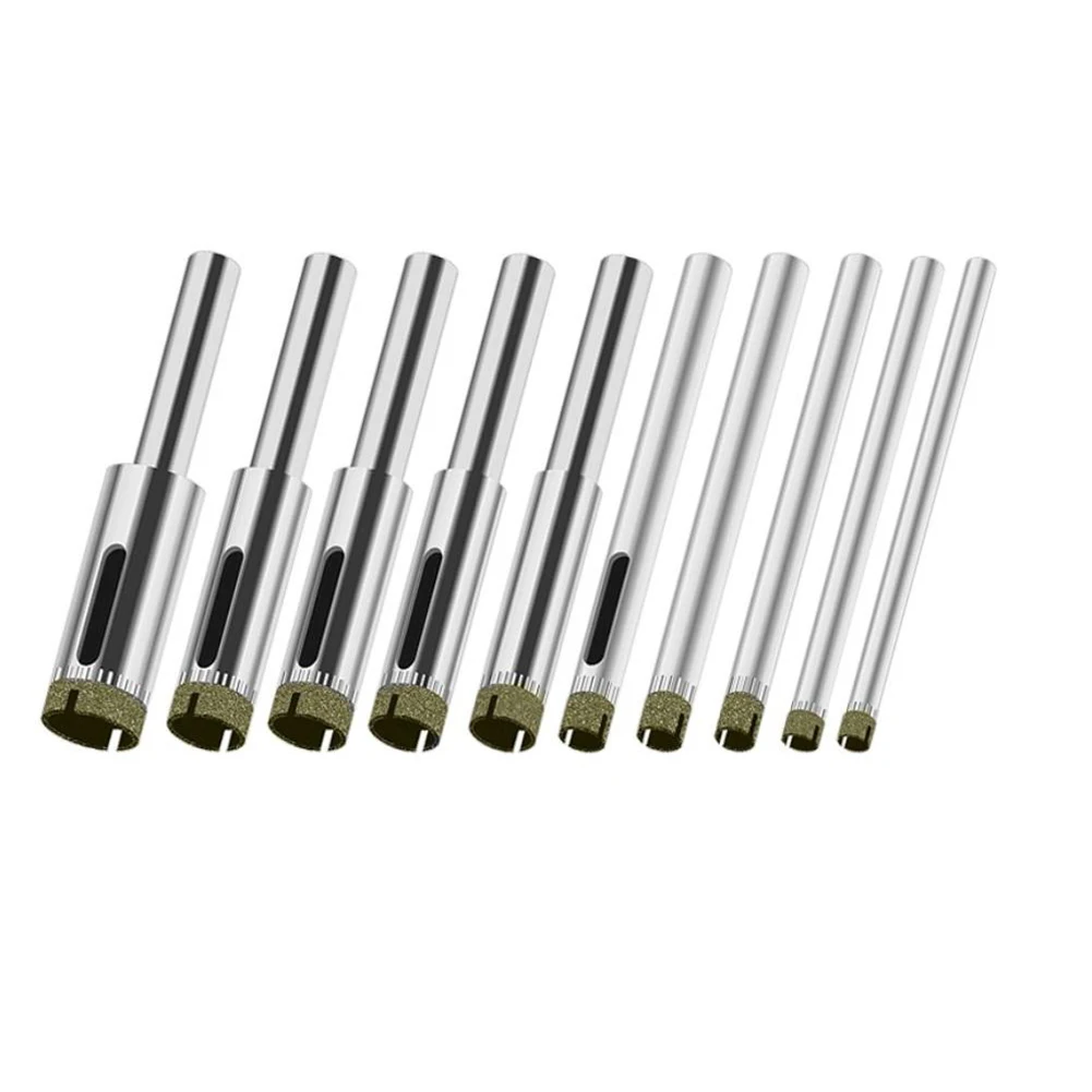 

Hole Opener Glass Hole Saw 3/4/5/6/7/8/9/10/11/13mm Glass Hole Saw Nickel Plated Segmented Design Power Tools Brand New