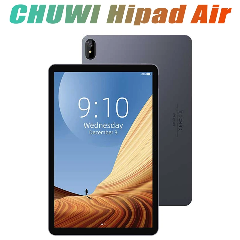 

CHUWI Hipad Air Tablet 10.3 Inch 4GB+128G 1920X1200 2.4G+5G Wifi 5MP+5MP Camera BT5.0 Android 11.0 Tablet