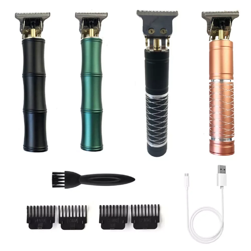 

Набор для стрижки волос T9, портативный винтажный электрический триммер для бороды, домашний салонный инструмент для укладки волос