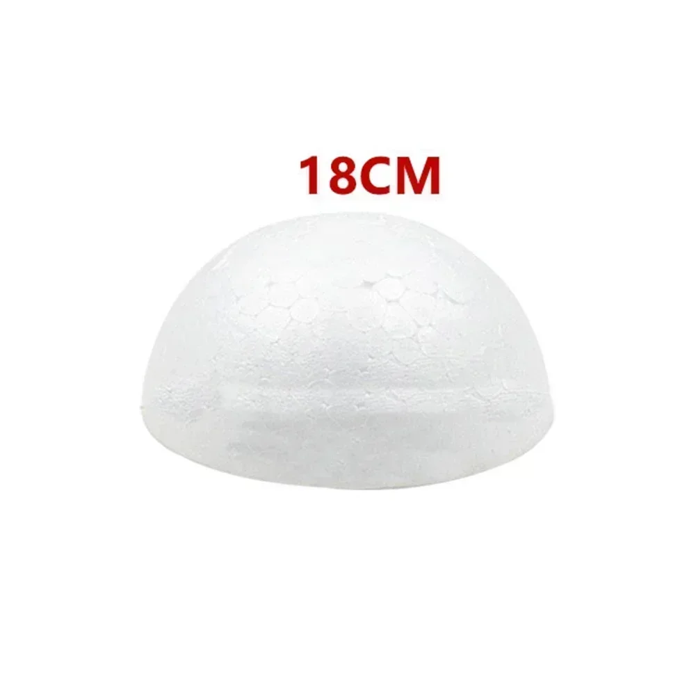 

1 шт. 15 см/18 см/20 см/25 см полукруглый шарик из пенополистирола для DIY Рождества Натальные дети окрашенные свадебные вечерние цветочный шар Декор