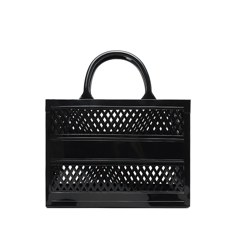 Новая модная женская сумка на плечо из ПВХ роскошная дизайнерская однотонная