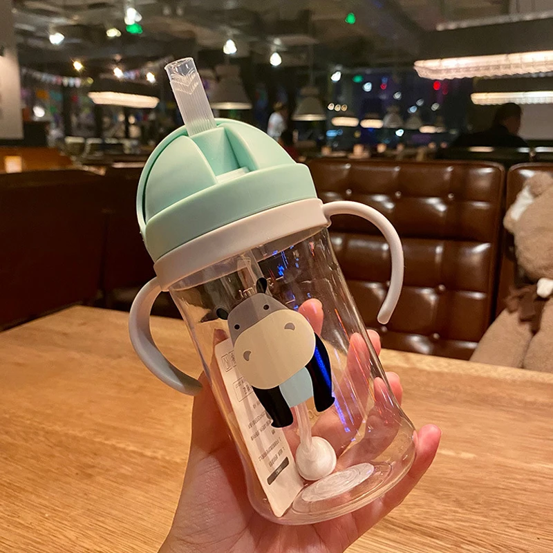 Weighted Ball Sippy Cup for Toddlers Kids Water Bottle with 