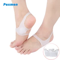 pexmen 2pcspair gel matataral pads o type foot corrector insoles foot pain relief protector for men and women feet care tool