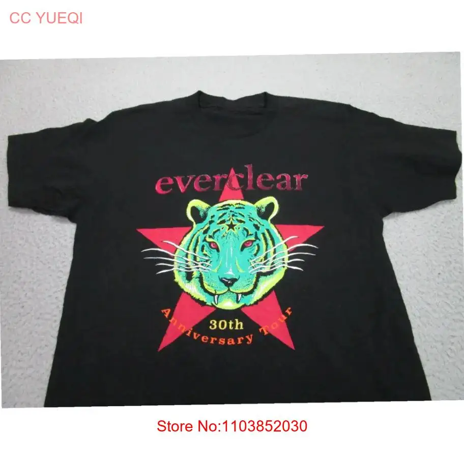 Everclear 30-летняя рубашка в стиле панк-рок на годовщину хлопковая Футболка для