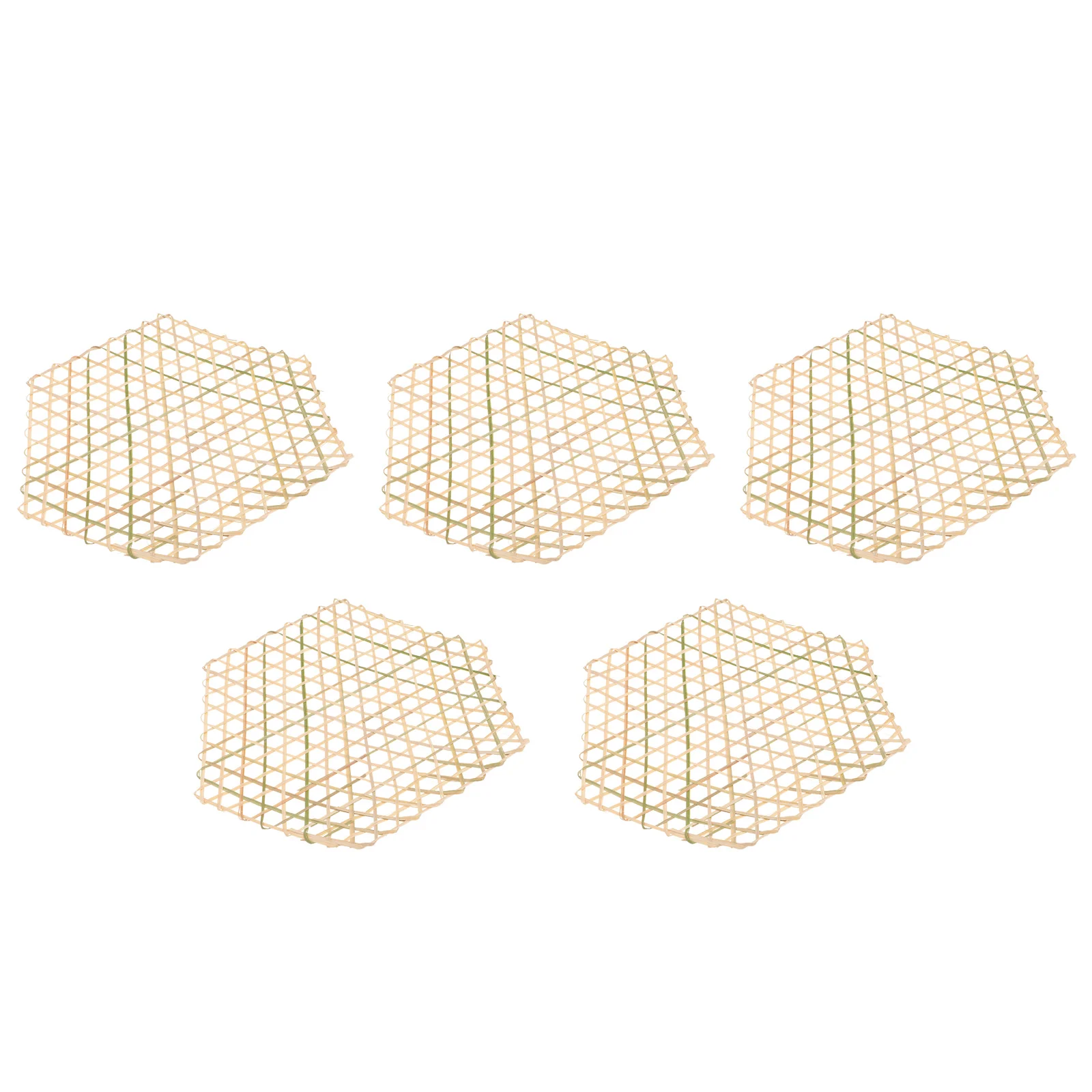 5 шт. бамбуковый коврик для приготовления на пару вкладыши пароварки