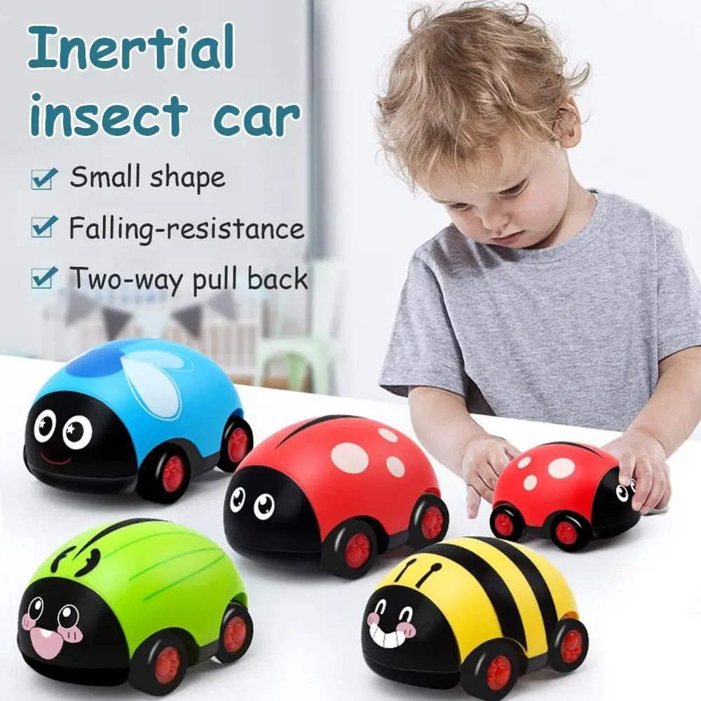 

Пластиковый автомобиль для девочки, игрушечный автомобиль, автомобиль для оттягивания, автомобиль для мальчиков, насекомое, божья коровка, детские игрушки, инерционный автомобиль, капля, детская игрушка, подарок