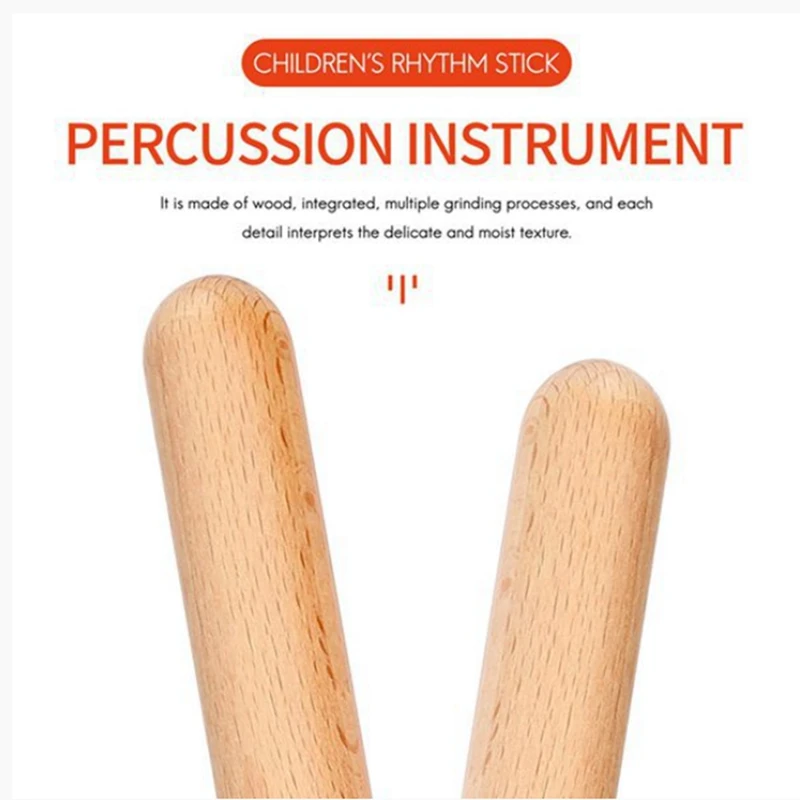 Детские музыкальные палочки Lummi 16 палочек с сумкой для переноски 8 дюймов детская