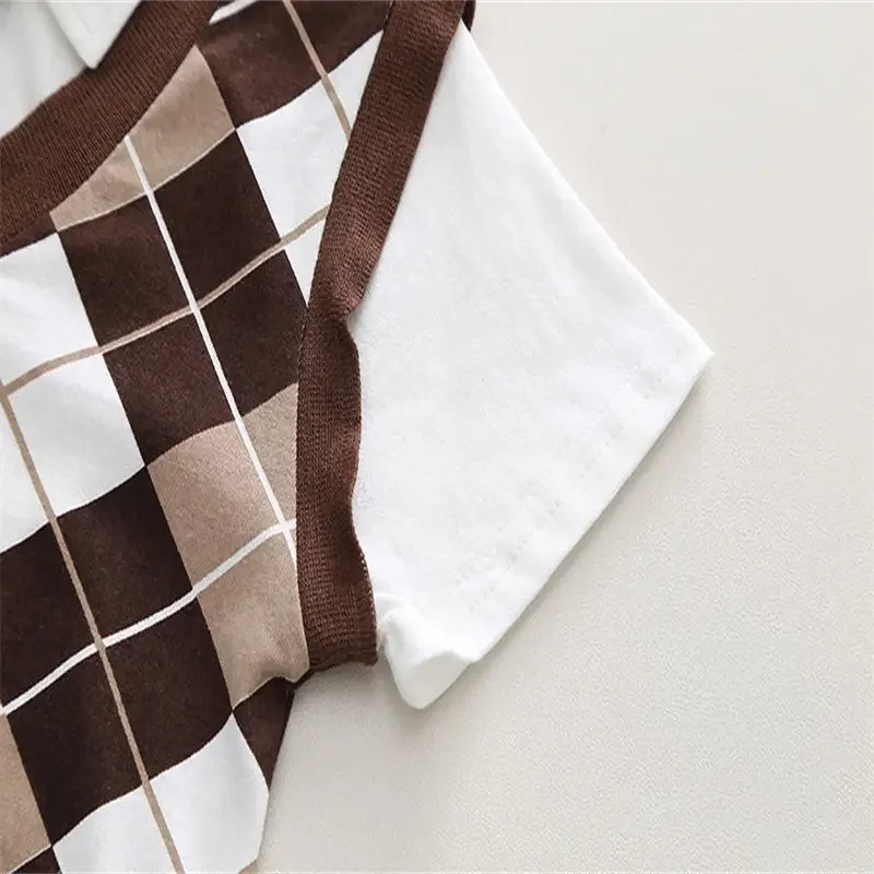 Новая детская летняя повседневная одежда костюм для мальчиков и девочек