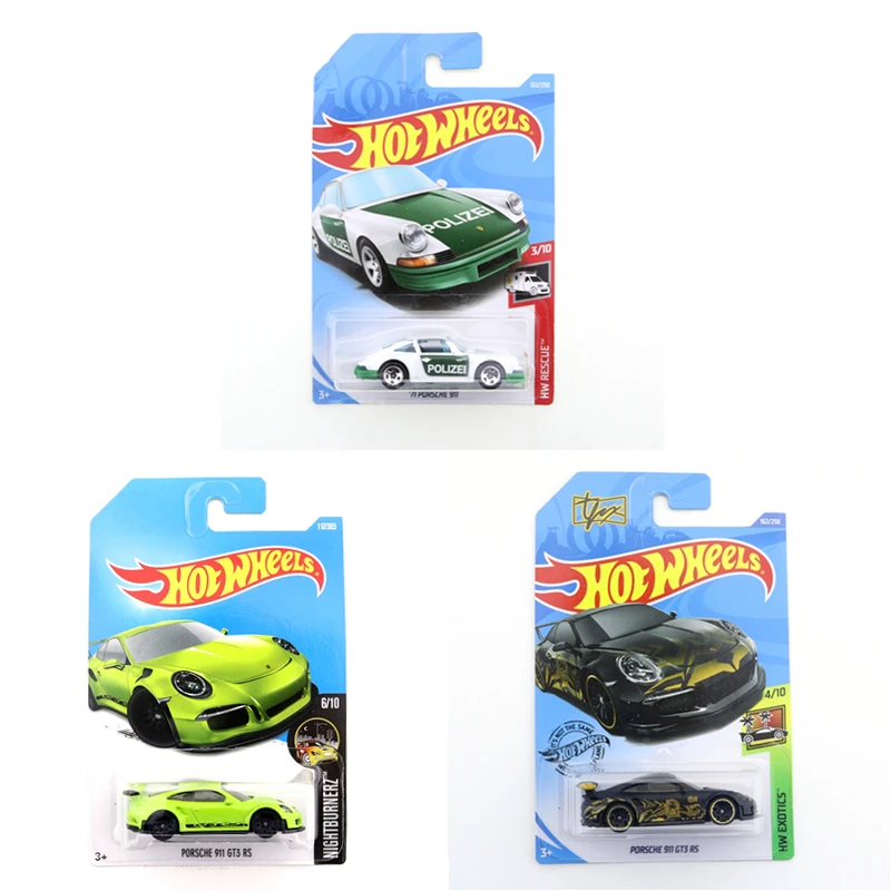 

2022-199 Original Hot Wheels Mini Alloy Coupe PORSCHE 911 GT3 RS 1/64 Metal Diecast Model Car Kids Toys Gift