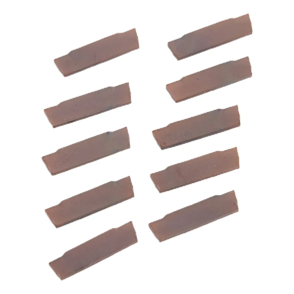 

10 Pcs MGMN200-G LDA Blade Inserts Carbide For Grooving Cutting Lathe Tool For Processing Steel And Cast Iron Durable