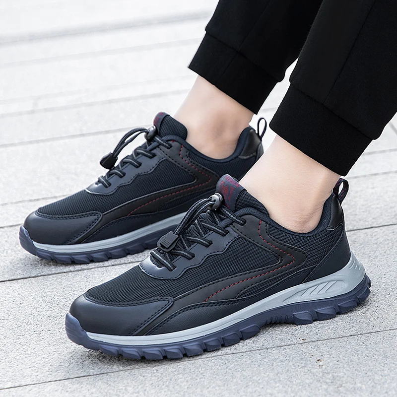 Summer Breathable Mesh Walking Shoes For Men Comfortable Soft Men's Casual Sports Shoes Light Non-slip Women's Running Sneakers