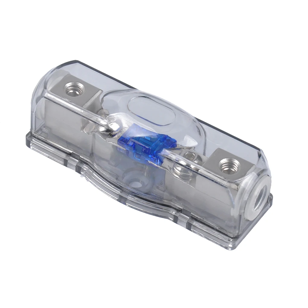 

Mini ANL 4/8G Fuse Holder Zinc Alloy W/ 60A Fuse Included 4/8 GA IN-4/8 GA OUT 60A