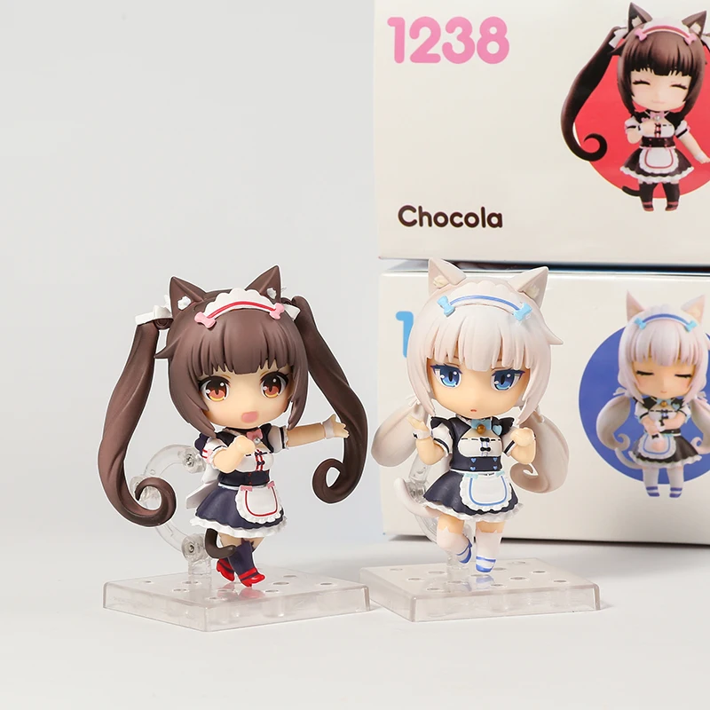 

Nekopara шоколад 1238 ваниль 1248 Милая версия аниме экшн-фигурка ПВХ Коллекционная модель игрушка 10 см