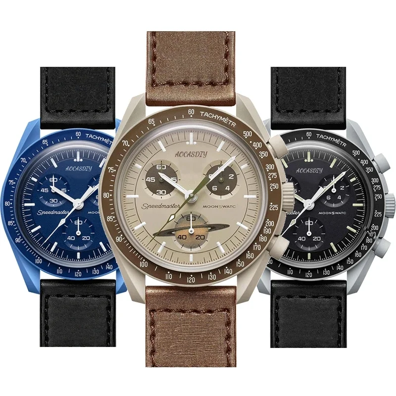 

Часы ведущей марки AAA, часы серии планеты, многофункциональные водонепроницаемые светящиеся часы для пары, часы Mercury Saturn Moon