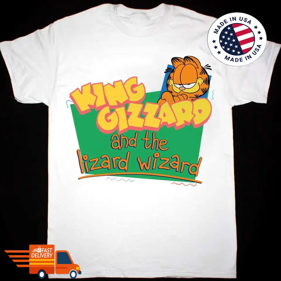 Редкая футболка King Gizzard And The Lizard Wizard хлопковая рубашка S-5XL
