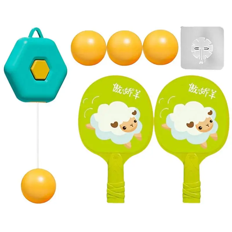 

Indoor Table Tennis Trainer Children's Table Tennis Height Adjustable Suspended Pingpong Balls Training Sparring Device