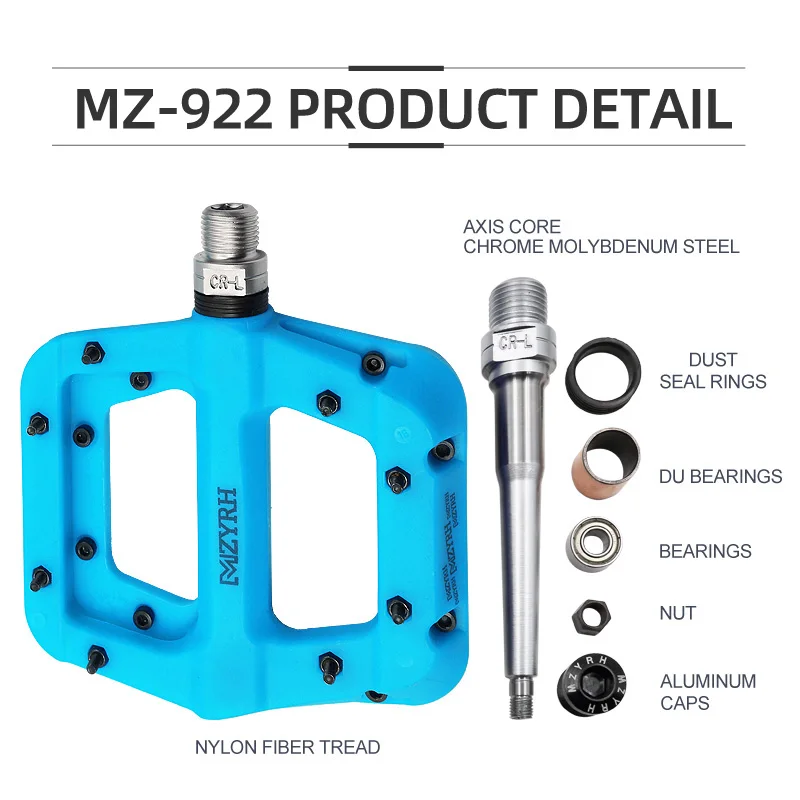 

Ultralight Seal Bearings Bicycle Bike Pedals Cycling Nylon Road bmx Mtb Pedals Flat Platform Bicycle Parts Accessories