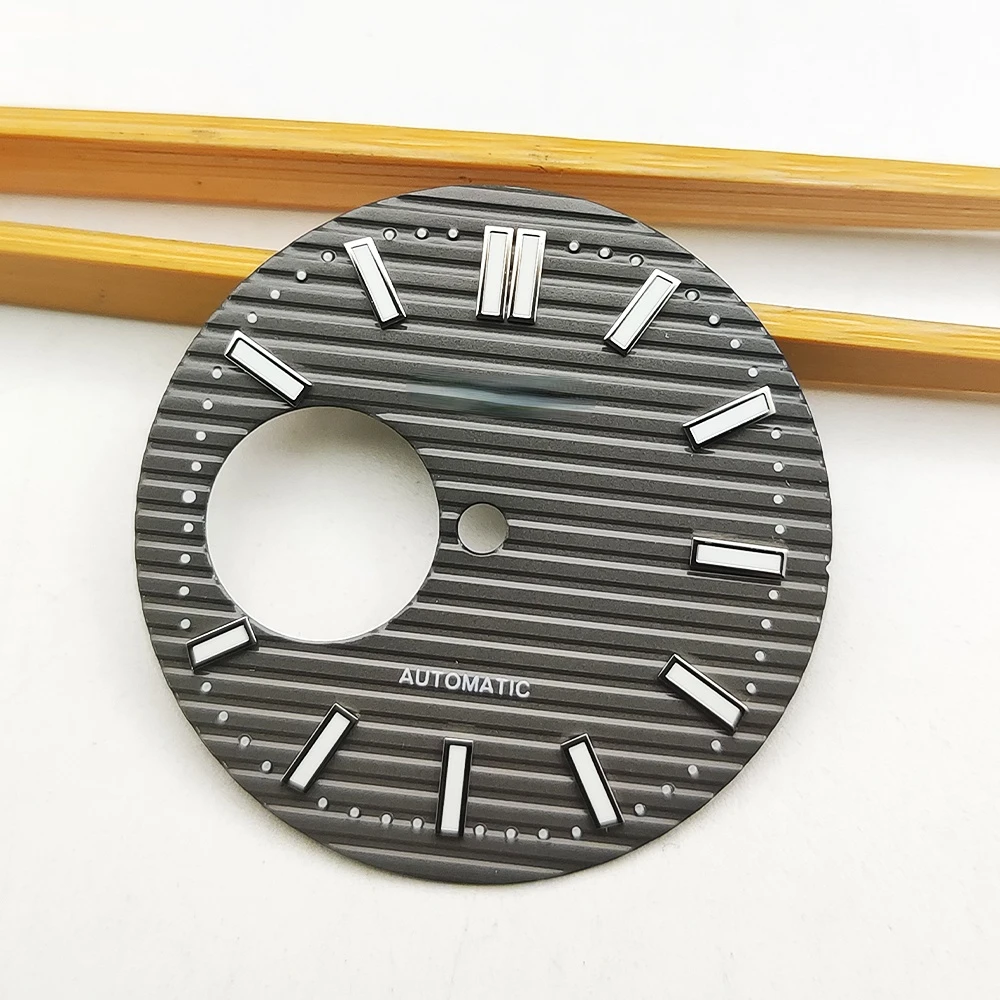 S 28.5mm Watch Dial Dial Simple Luminous Dial Fit Japan NH35 NH36 4R 7S Automatic Movement Men Watch Accessories