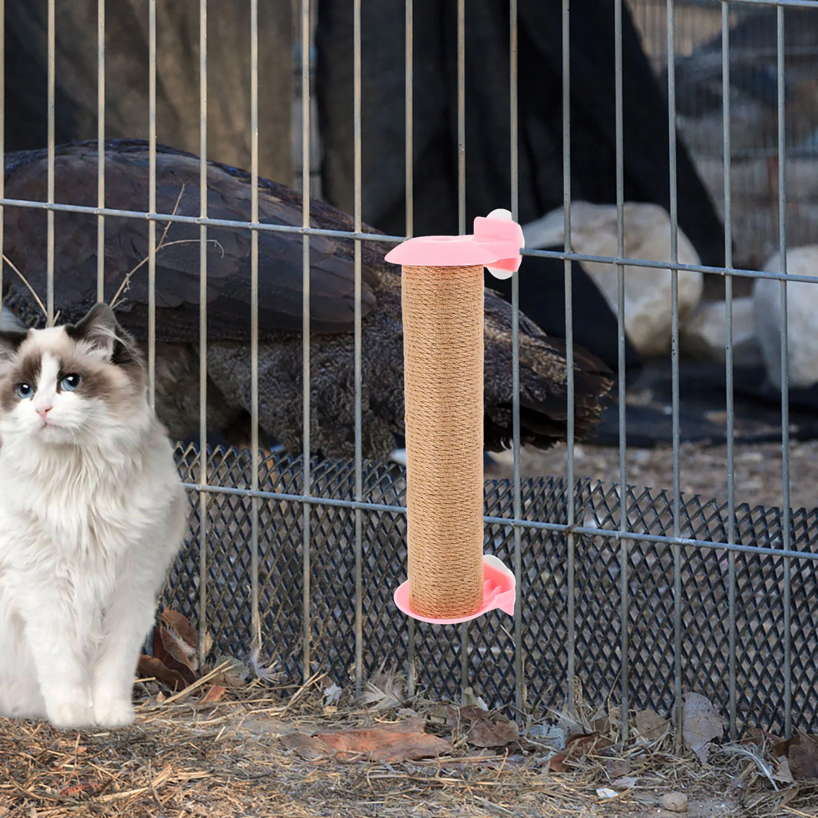 Когтеточка для кошек доска игрушек-клетки сменные игрушки-полюски джутовые