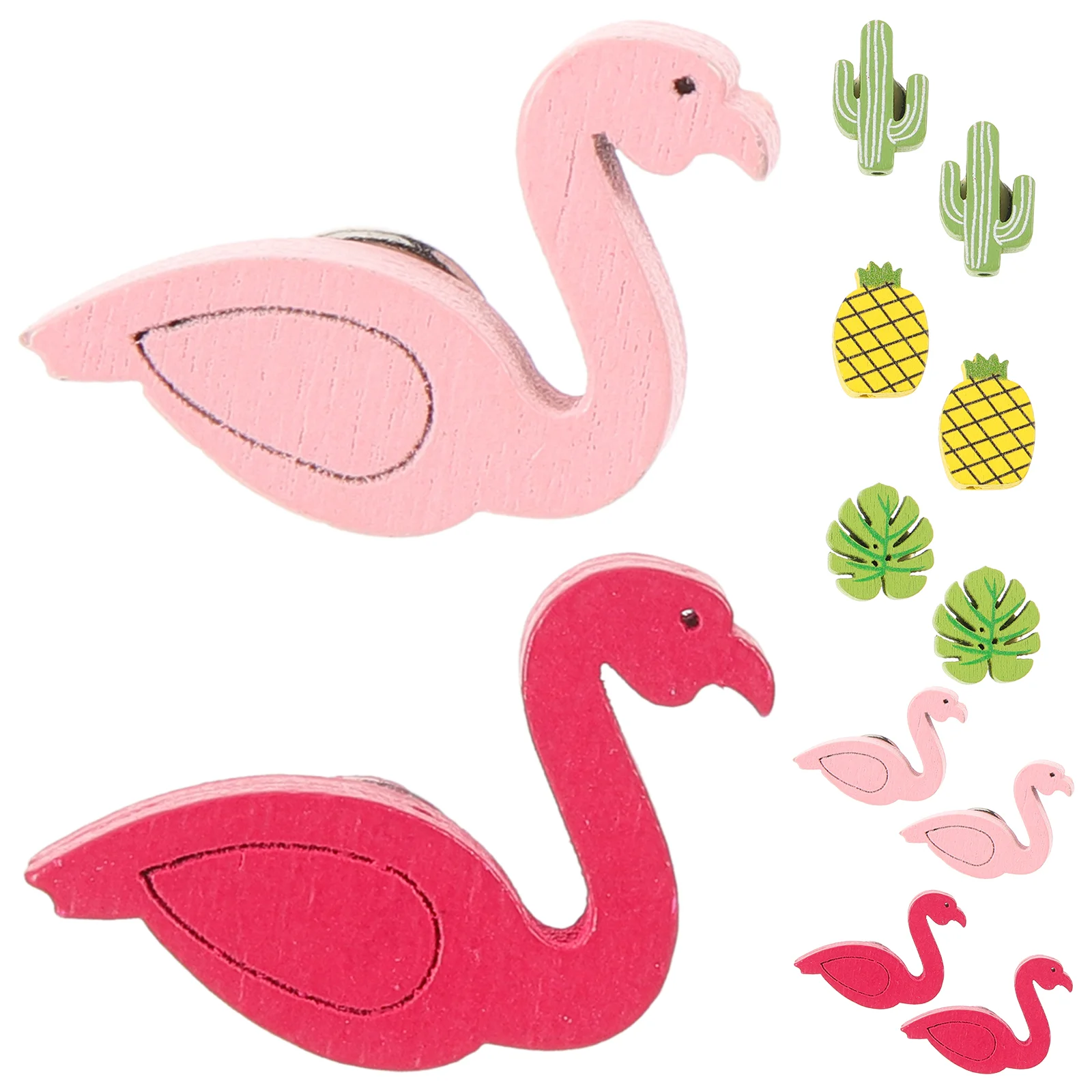 

20 Pcs Cactus Pushpin Wood Decor Pins Bulletin Board Cork Thumbtacks Metal Cute Photo Wall Decorative