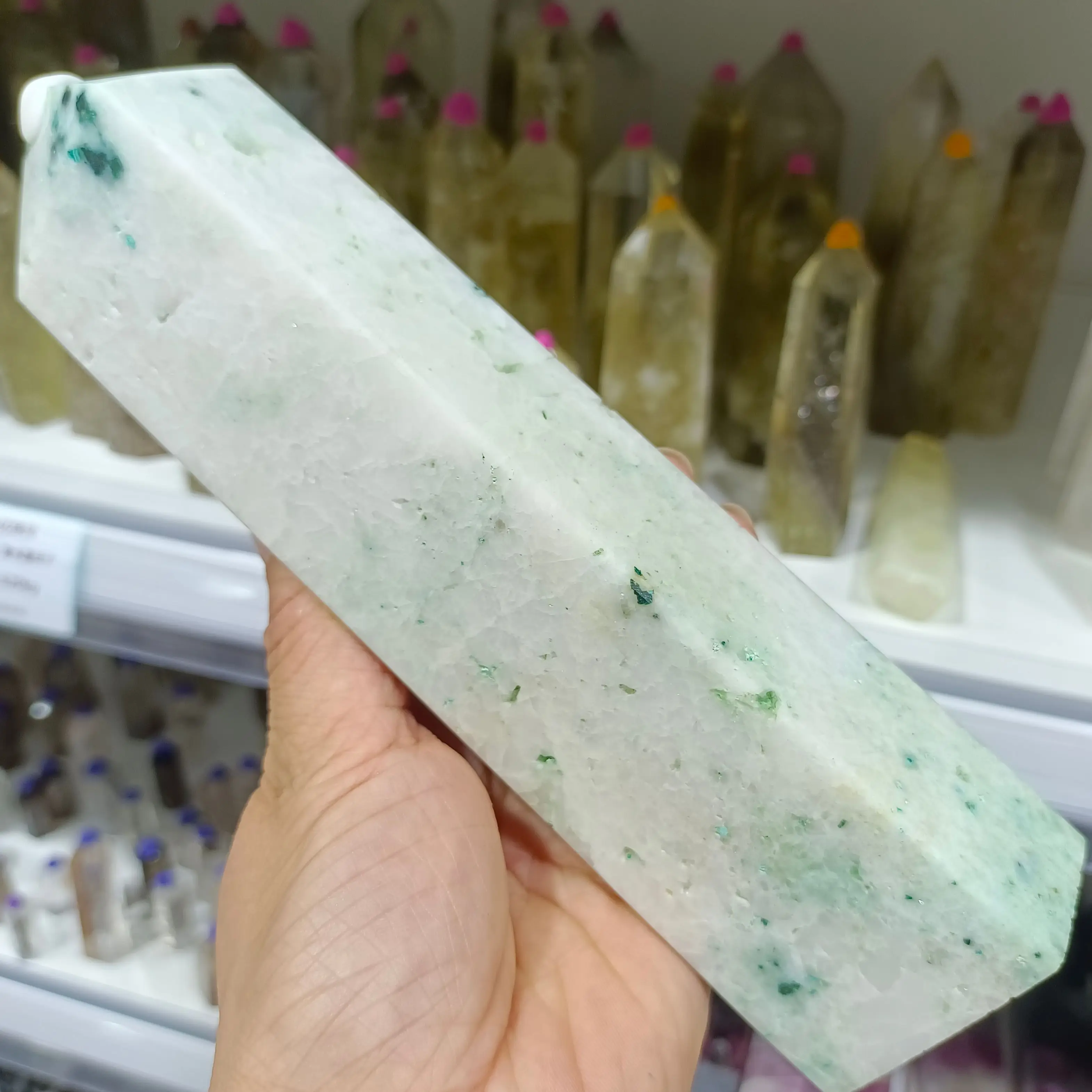 

Natural Phoenix Stone Column Crystal Wand Energy Home Office Decoration Craft Gifts Mineral Furnishings Spiritual Healing