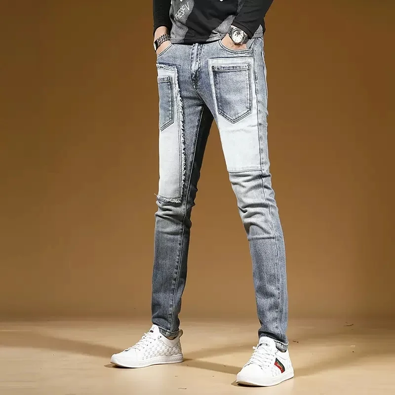 Рисунок 3 - Джинсы мужские в стиле пэчворк