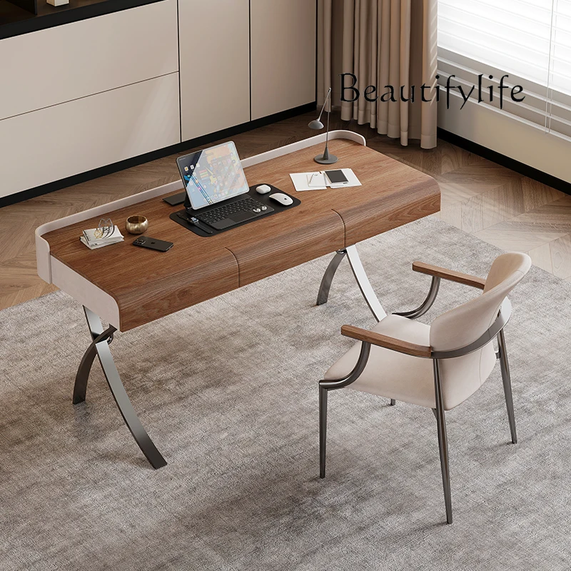Итальянский минималистичный письменный стол для кабинета гостиной современный