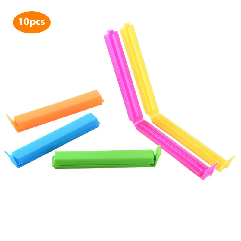 

10 шт., портативные кухонные зажимы для упаковки закусок