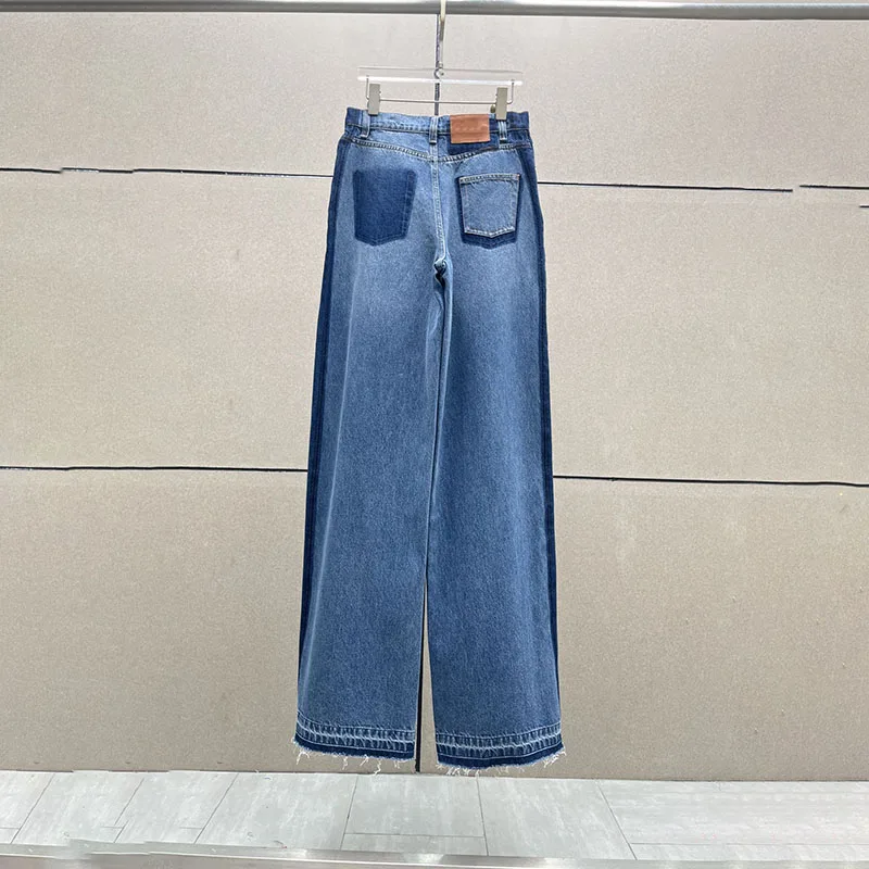 Женские хлопковые брюки с высокой талией