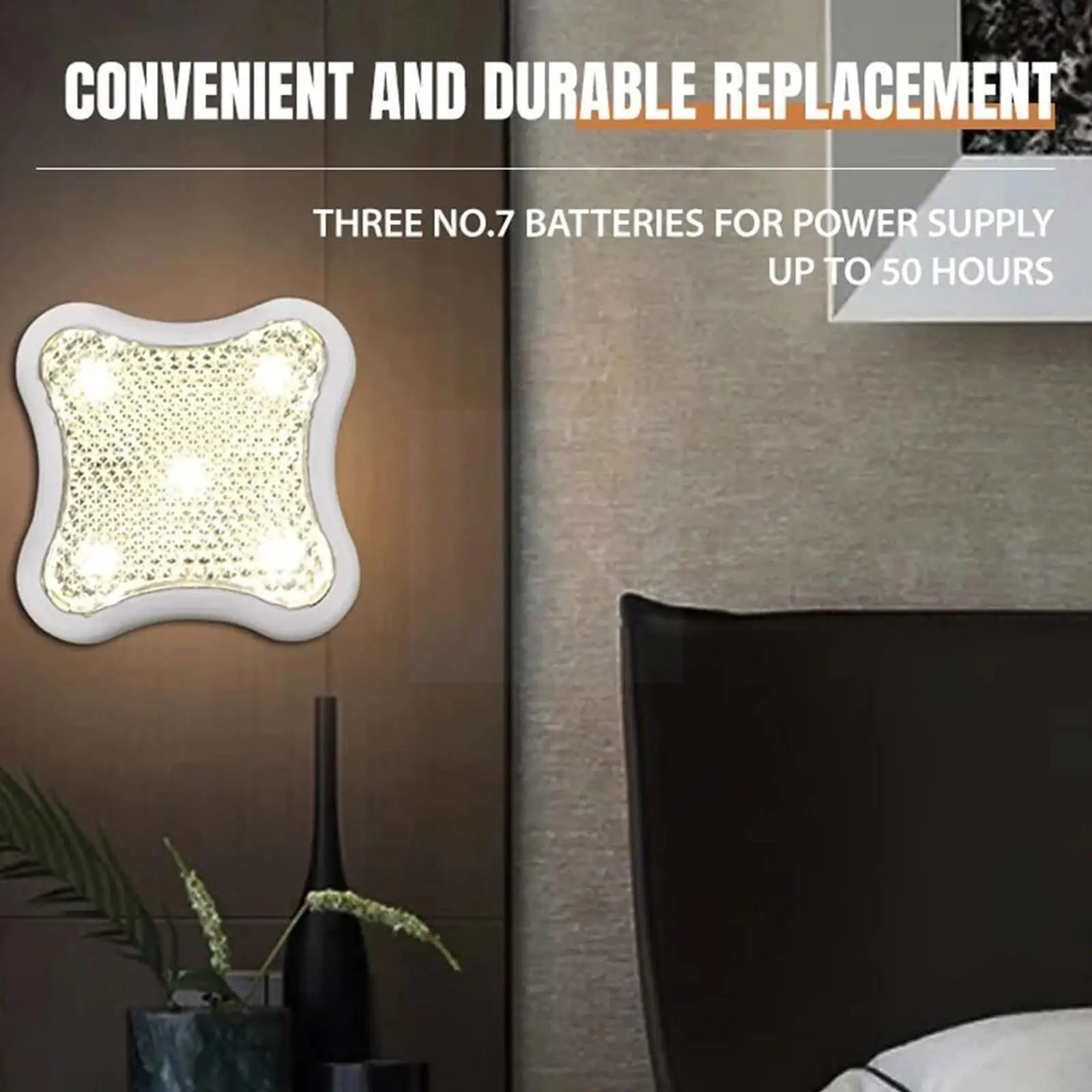 

Mini Colorful Remote Control Atmosphere Night Light Night Lights Hockey Cabinet Lights Wall Ambient Lights Ice Light 6pcs L O9n7