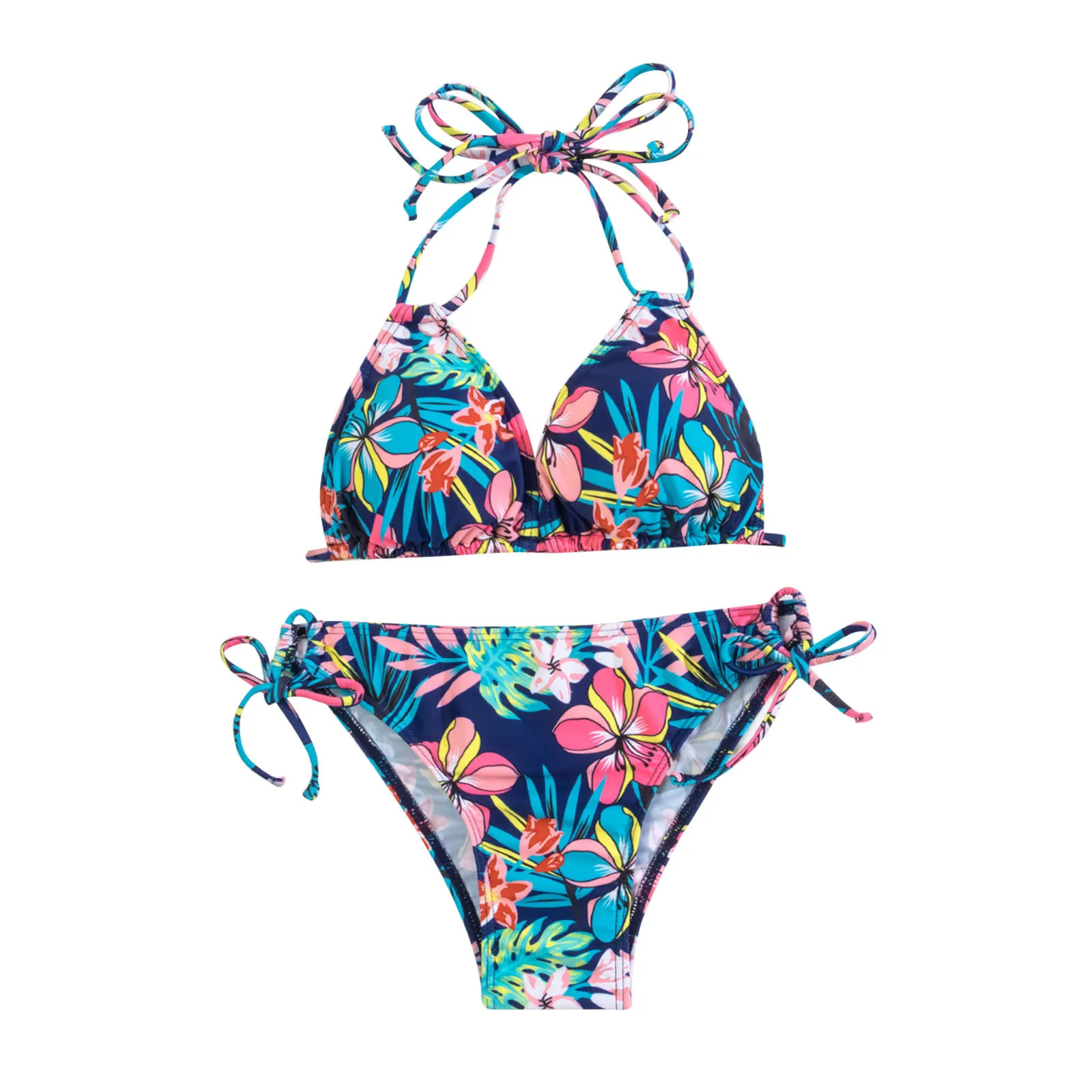 

Beachwear Swimsuit Swimwear Bandage Bikini Women Push-Up Brazilian Set Bandeau Swimwears Tankinis Set Swimwears micro